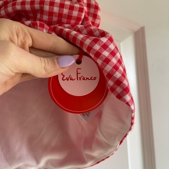 Anthropologie Eva Franco Gingham Bow Top - S - Picture 8 of 8